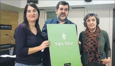  ?? MARIA BELMEZ / ACN ?? La ANC presentó el 3 de enero su campaña “Fem futur”