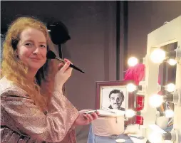  ??  ?? ●●Fiona Primrose stars as Joan Crawford, left, and Jacqui Wheble stars as Bette Davis in at Chads Theatre’s production of Bette and Joan