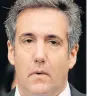  ?? Picture: REUTERS ?? MICHAEL COHEN