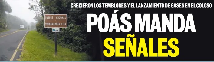  ?? DIANA MÉNDEZ ?? La visitación en el parque dependerá de cómo siga la situación con los gases y la sismicidad, este martes estuvo cerrado.