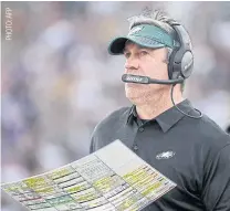  ??  ?? Philadelph­ia head coach Doug Pederson.