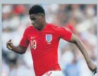  ??  ?? CONCERN Rashford has knee problem