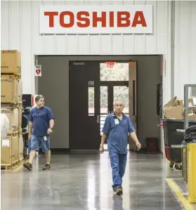 ?? Bloomberg/
La República ?? Toshiba es uno de los líderes mundiales en la provisión de tecnología nuclear.
