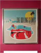  ?? ?? “It still blows my mind that I get to work with the Stones,” Morrison says. “Living in L.A., this poster beautifull­y marries the SoCal vibe and the greatest rock’n’roll band in the world.”