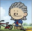  ?? COURTESY OF PBS KIDS ?? An animated Temple Grandin in a scene from “Xavier Riddle and the Secret Museum.”