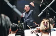  ?? JIANG DONG / CHINA DAILY ?? Conductor Jaap van Zweden and the Hong Kong Philharmon­ic will perform Wagner’s Die Walkure in Beijing.