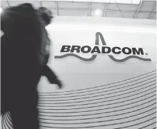  ?? ANGEL NAVARRETE/BLOOMBERG ?? Broadcom says the transactio­n could make the company a global communicat­ions leader.