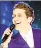  ?? Steven Diaz ABC ?? CO-HOST Matthew Morrison in “The Wonderful World of Disney: Magical Holiday Celebratio­n” on ABC.