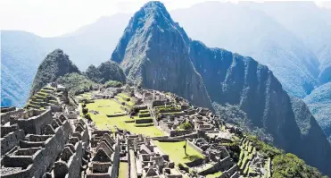  ?? AFP ?? Machu Picchu fue incluida en la lista de las “Siete Maravillas del Mundo Moderno” en 2007.