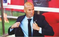  ?? Reuters ?? Real Madrid coach Zinedine Zidane has defended his players’ attitude and has backed them to come back stronger.