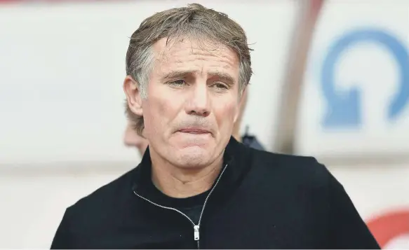  ??  ?? Phil Parkinson.