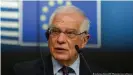  ??  ?? Trotz der russischen Truppenkon­zentration vor der Ukraine mahnt EUChefdipl­omat Josep Borrell zur Deeskalati­on