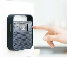  ??  ?? Triby Smart speaker by Eliumstudi­o is a retro-looking portable Wi-Fi speaker that can last up to 12 hours before it needs to be recharged.