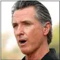  ?? CARIN DORGHALLI VIA AP ?? In this Sept. 14 file photo, California Gov. Gavin Newsom visits the Camelot Equestrian Park in Oroville.