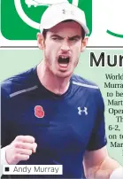  ??  ?? Andy Murray