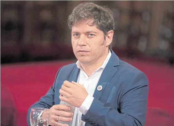  ?? Aníbal greco ?? Kicillof consiguió el apoyo presidenci­al en la crisis más grave que le tocó enfrentar desde que asumió