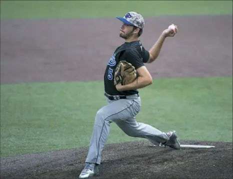  ??  ?? Kyle Thompson and South Park defeated Hopewell, 7-2, in the PIAA Class 4A playoffs, setting up a WPIAL championsh­ip rematch with Blackhawk.