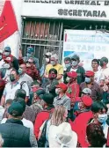  ?? FOTO: EL HERALDO ?? Vía protestas, las bases de Libre han exigido más empleo.