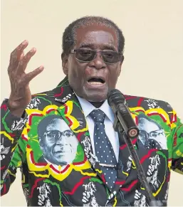  ?? Picture: AP. ?? Mr Mugabe was said to be “a pan-Africanist”.