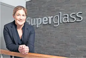  ?? ?? Support Theresa Mclean, CEO of Superglass