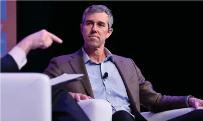  ?? Photograph: Chris Saucedo/Getty Images for SXSW ?? Beto O'Rourke spoke with Evan Smith at SXSW festival in Austin, Texas.