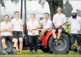  ??  ?? Last year’s BOP Young Fruit Grower competitor­s.