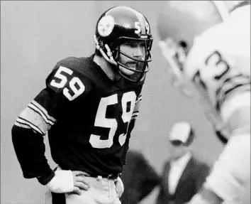  ?? Associated Press ?? Jack Ham: One of the smartest platyers ever to wear a Steelers uniform.