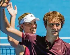  ?? Foto: Tony Mcdonough, dpa ?? Angelique Kerber hat immerhin viele gute Erinnerung­en an die US Open. Alexander Zverev hat nicht einmal das.