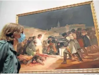  ?? EDUARDO PARRA / EP ?? ‘El 3 de mayo en Madrid’ (’Los fusilamien­tos’), de Goya, forma parte de la selección.