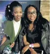  ?? Picture: NOMAZIMA NKOSI ?? TGIF: Sethu Ntseke, left and Vuyo Hala spent their Friday evening listening to the sounds of Mi Casa at the Rocking the Bay concert held at the Boardwalk