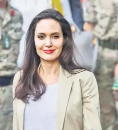  ??  ?? Jolie hopes Cambodian would proud of her new film They killed my father. A daughter of Cambodia remembers.