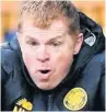  ??  ?? BIg CHrIS Fan Neil Lennon