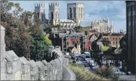  ??  ?? PROTECTION PROGRAMME: The five-year plan to preserve York city walls will get under way this spring.