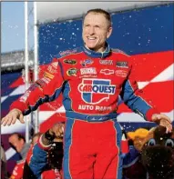  ?? AP/MARY SCHWALM ?? In his 31 seasons in the NASCAR Cup series, Mark Martin won 40 races and finished as runner-up 61 times in 882 total starts. Martin’s final victory on the circuit came in the Sylvania 300 at New Hampshire Motor Speedway in September 2009.