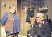  ?? ?? Mary Flavin Colbert (Betty) and Sean Ahern (Dan) in a scene from ‘Chapatti’ at Cork Arts Theatre (Feb 24-27).