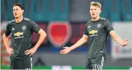  ??  ?? Nemanja Matic and Scott Mctominay