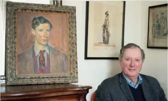  ??  ?? Mount and his portrait by his uncle Henry Lamb in 1957, when he was le Carré’s pupil