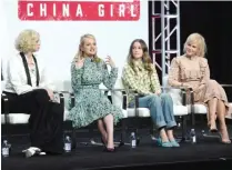  ??  ?? Gwendoline Christie, from left, Elisabeth Moss, Alice Englert and Nicole Kidman participat­e in the “Top of the Lake: China Girl” panel during the AMC and Sundance TV Television Critics Associatio­n Summer Press Tour at the Beverly Hilton on Saturday in...