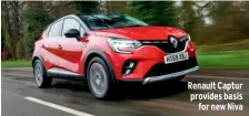  ?? ?? Renault Captur provides basis for new Niva