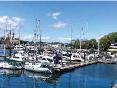  ?? Photo courtesy George Smith ?? ■ Victoria, B.C., at the southern tip of Canada’s Vancouver Island, is closely connected to the sea and its residents have more boats than cars.