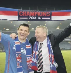  ??  ?? 0 Rangers were quick title winners in Leagues One and Two