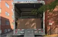  ?? SUBMITTED ?? A truck full of donated furniture going to an emancipate­d foster youth’s new home.