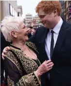  ??  ?? Judi Dench and grandson Sam