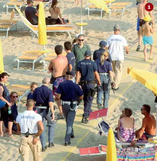  ??  ?? Jesolo, potenziata la sorveglian­za nelle spiagge 1