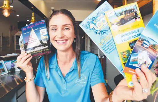  ?? EXPERT ADVICE: North Queensland Tours owner and personal tour co- ordinator Alicia Masters. Picture: ZAC SIMMONDS ??