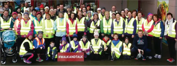  ??  ?? A large crowd gathered at Garvey’s SuperValu Castleisla­nd to take part in the Gravey’s SuperValu,Transforma­tion Walk-Run on Saturday morning.