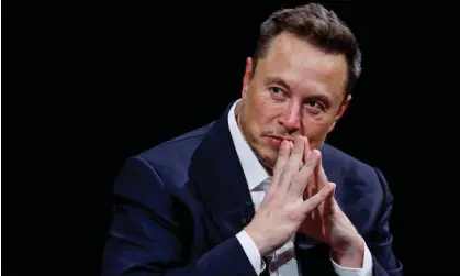  ?? Photograph: Gonzalo Fuentes/ Reuters ?? In March 2022, Musk bought a 9.2% stake in Twitter and became the company’s majority shareholde­r.