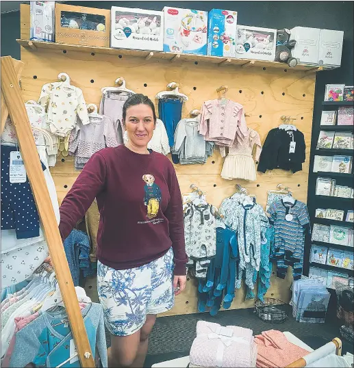  ?? PHOTO: DUBBO PHOTO NEWS. ?? Royal Bubs and Tots owner Larrissa Kek receiving more stock for her store.