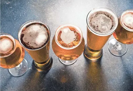  ?? GETTY IMAGES/ISTOCKPHOT­O ?? For the last few years, lagers and IPAs have dominated. But a few brewers have something more adventurou­s in mind for this spring and summer.