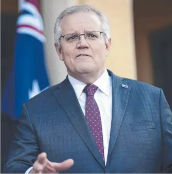  ??  ?? Prime Minister Scott Morrison has done anything but lead during this pandemic and it is making people agitated and angry.